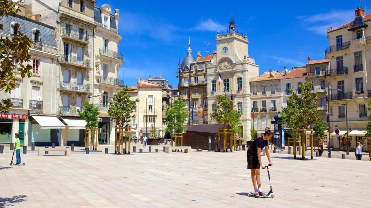 "La Cle Des Champs"-Meuble De Tourisme 3 Etoiles -Residence "Les Logis De Beziers"-Garage Optionnel-Coeur De Ville-Plages A 16Km ! 외부 사진